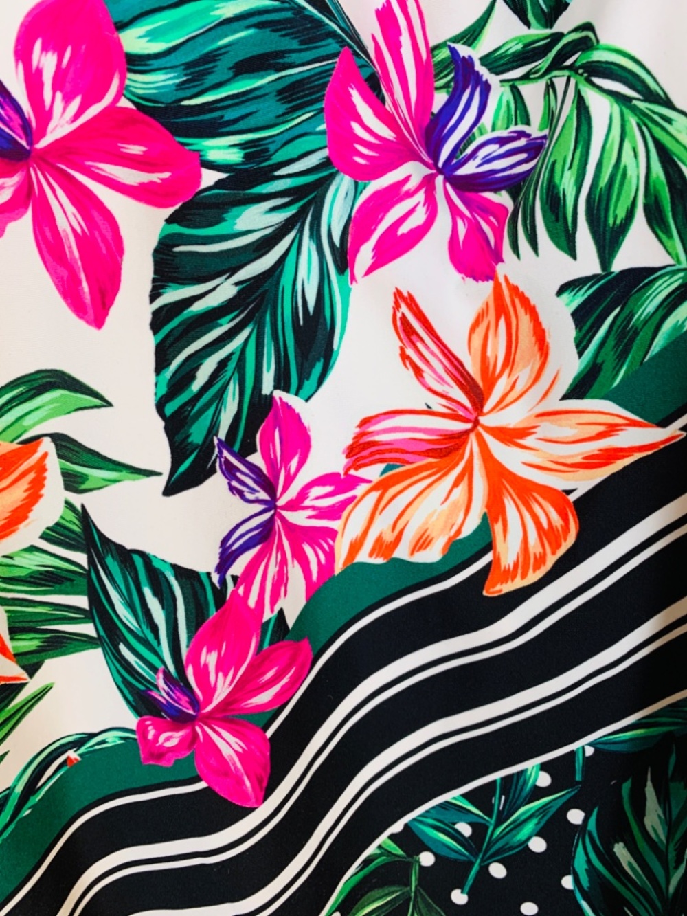 Swimsuits for All One Piece Bathing Suit NWT Womens Plus Size 24 Floral Padded - Picture 4 of 12